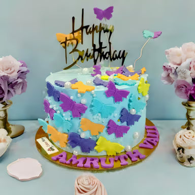 Enchanting Butterfly Delight Cake