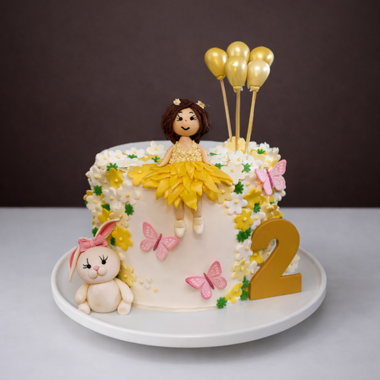 Butterfly Fairy Garden Cake