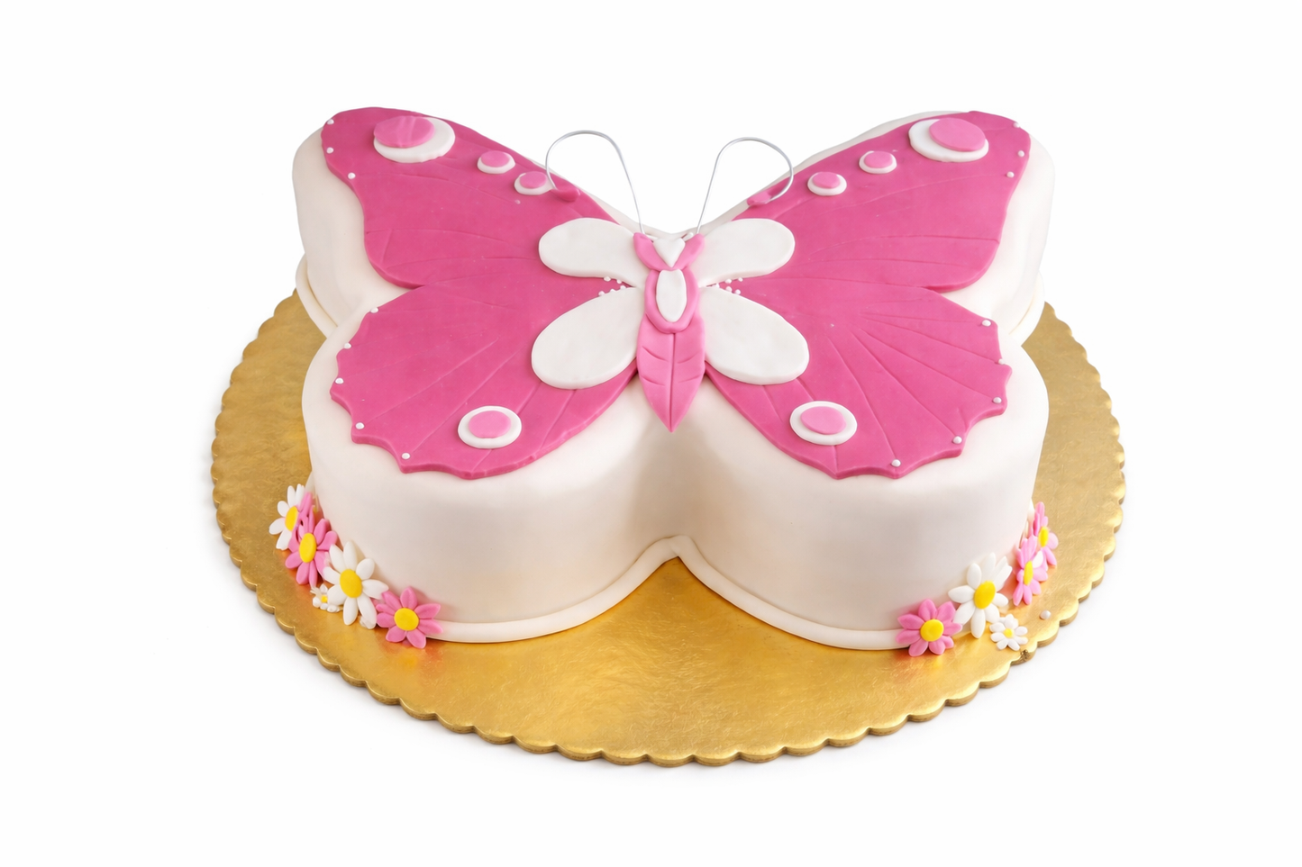 Pink Butterfly Elegance Cake