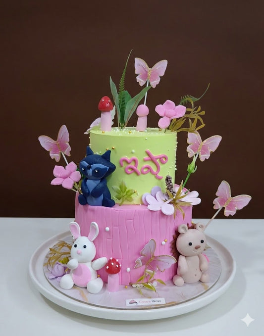 Enchanted Butterfly Cake