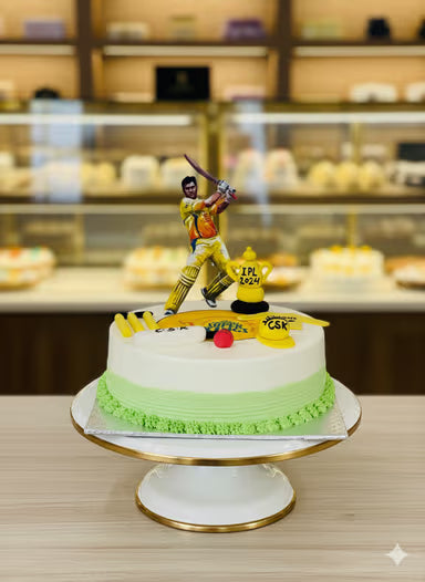 CSK DHONI Champion Birthday Cake