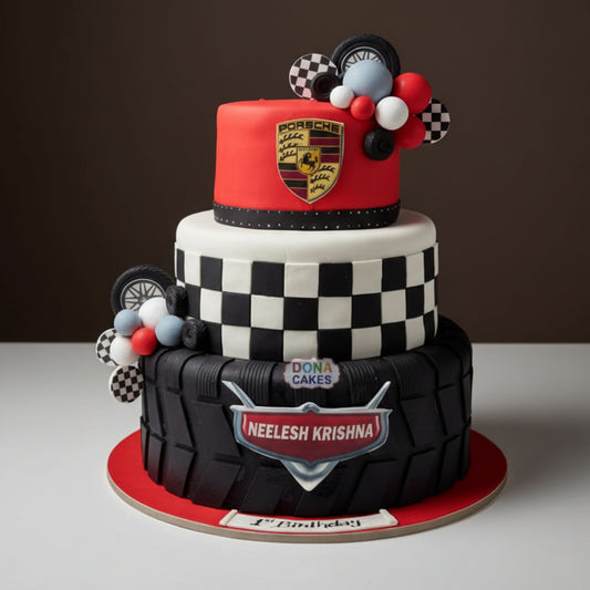 Luxury Supercar Theme Cake