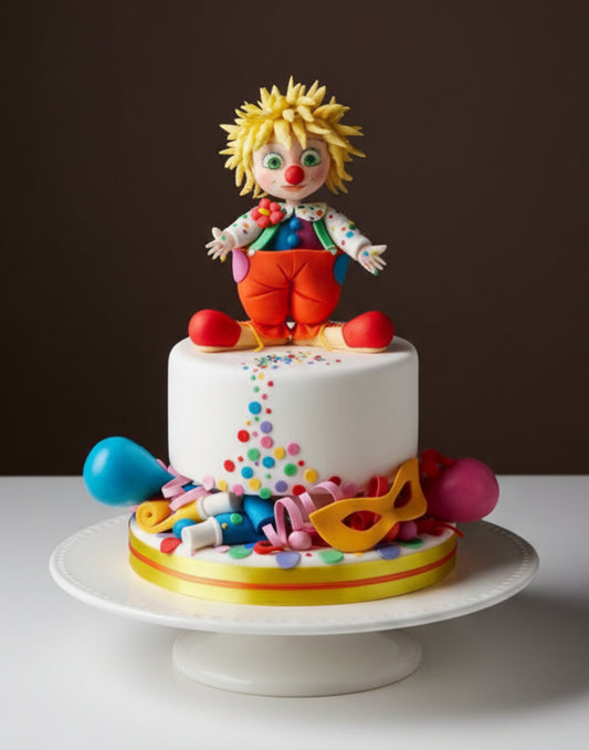 Confetti Clown Carnival Cake