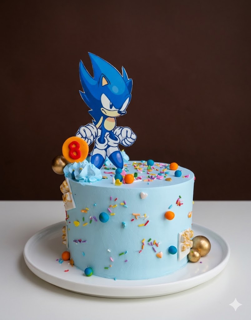 Sonic the Hedgehog Dash Cake