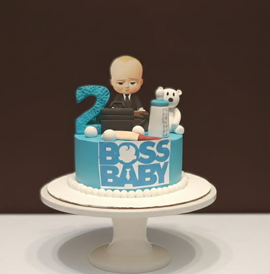 Boss Baby Theme Birthday Cake