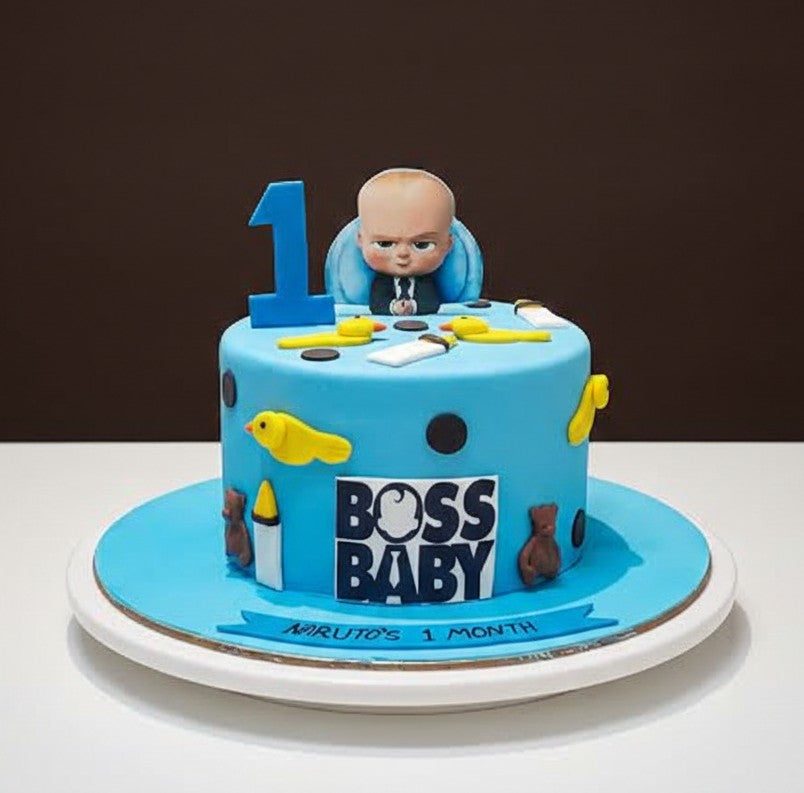 Boss Baby Monthly Milestone Cake (Copy)
