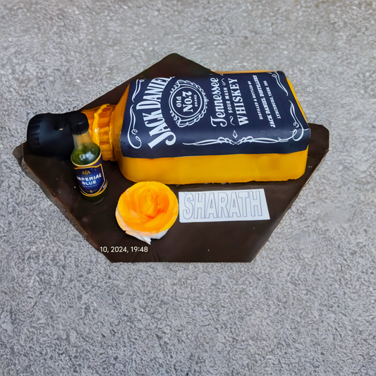 Jack Daniel ALchocol Cake