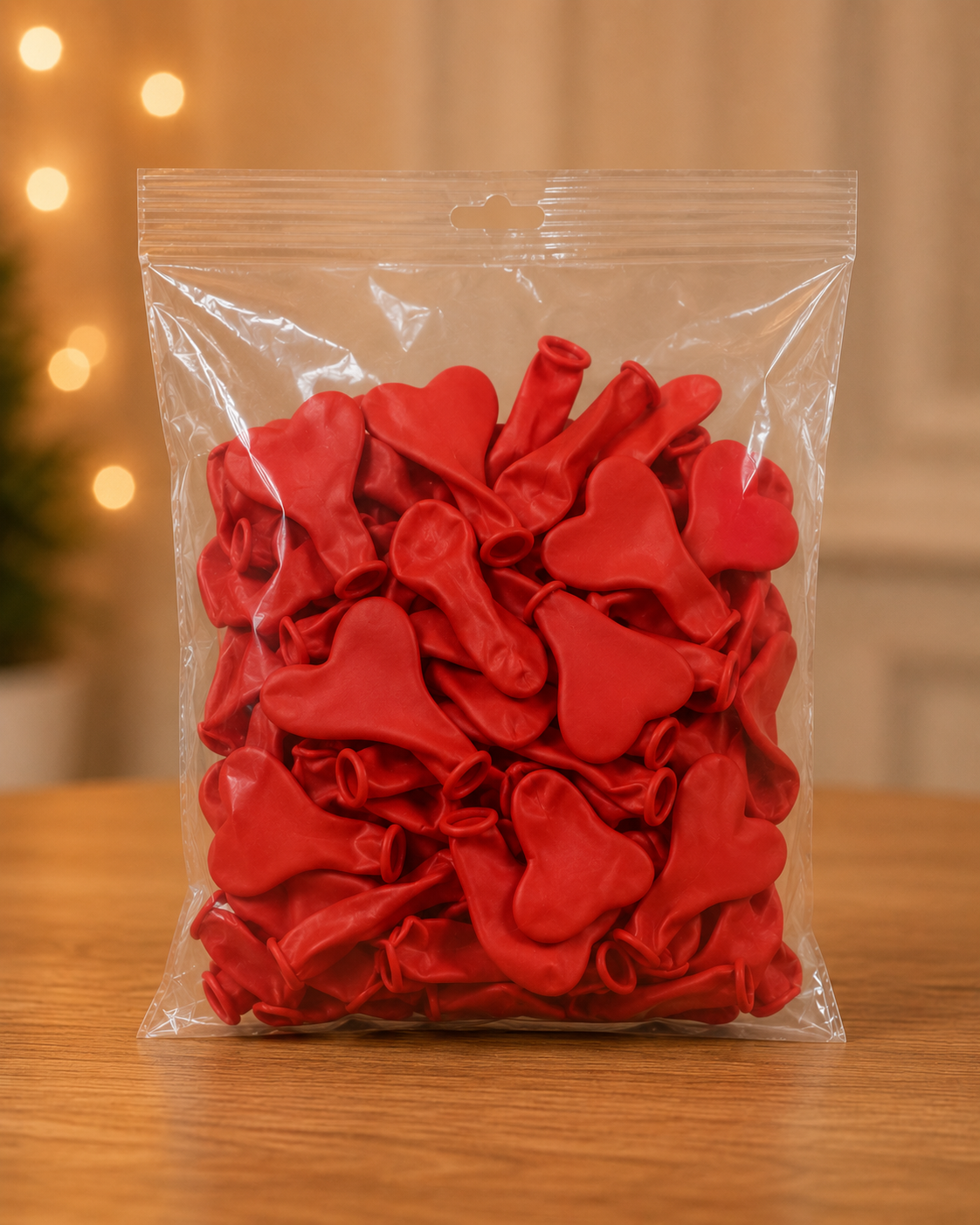 Deflated Heart Shape Baloon Packet