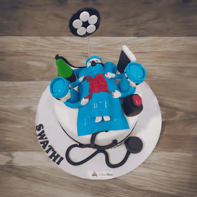 Operating Room Themed Doctor Cake