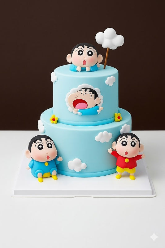 Shin-chan Playful Cloud Designer Cake