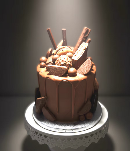 Ultimate Chocolate Rush Loaded Cake