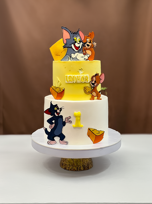 Tom & Jerry Golden Duo Cake