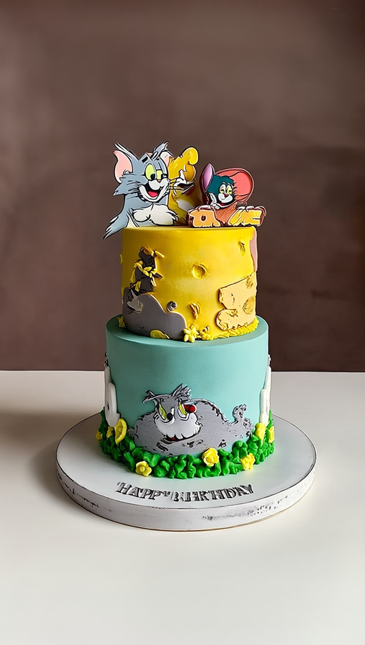 Tom and Jerry Adventure Cake