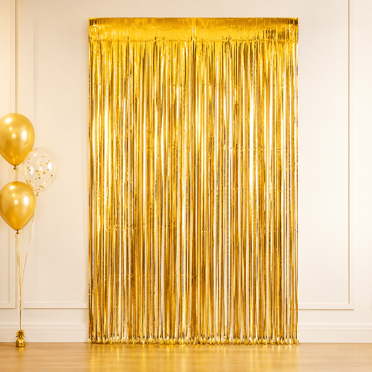 Gold Foil Curtain (6*4)