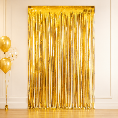 Gold Foil Curtain (6*4)