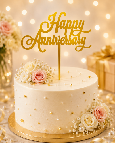Happy Anniversary Topper