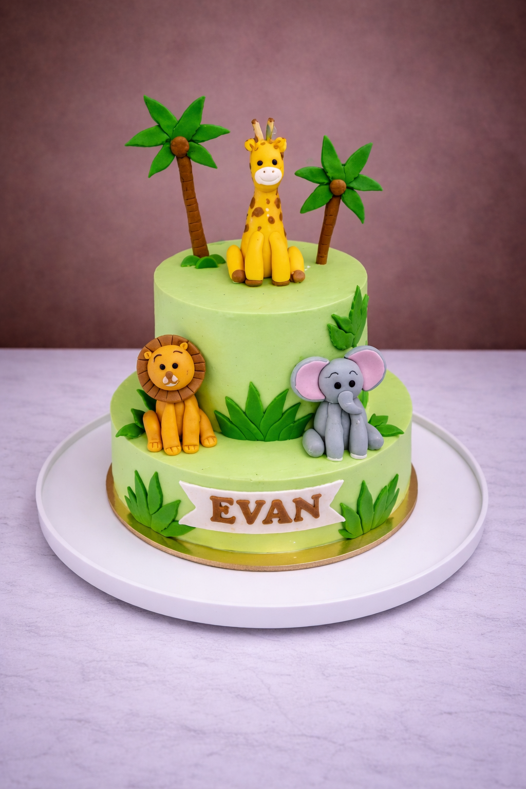 Cute Safari Jungle Cake