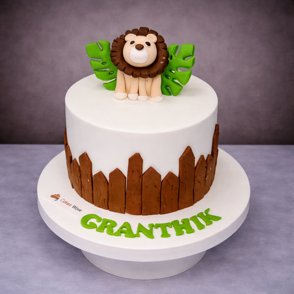 Little Lion Simba Safari Cake
