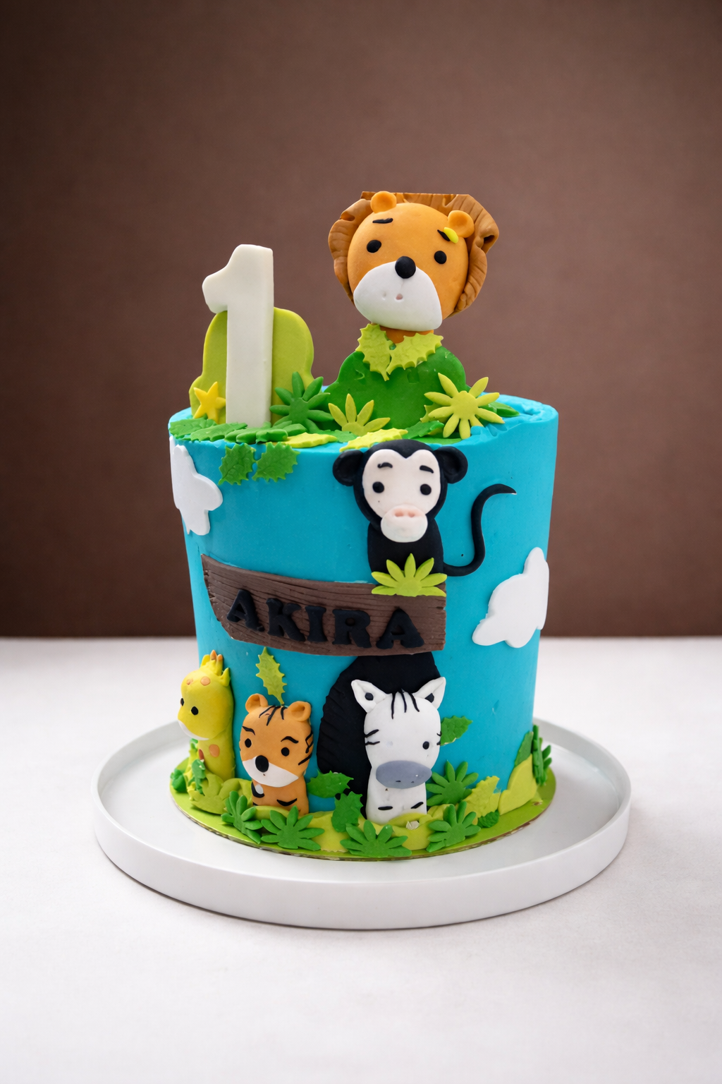 Jungle Safari Theme Cake