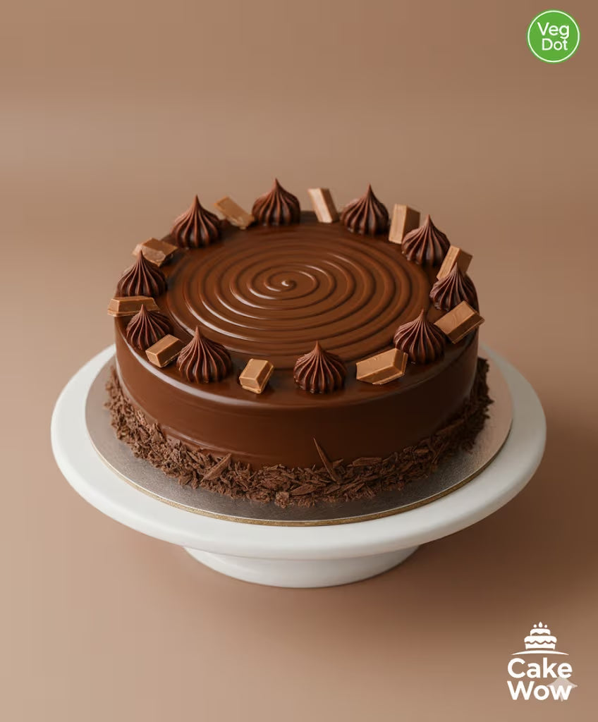 Choco KitKat Swirl Cake