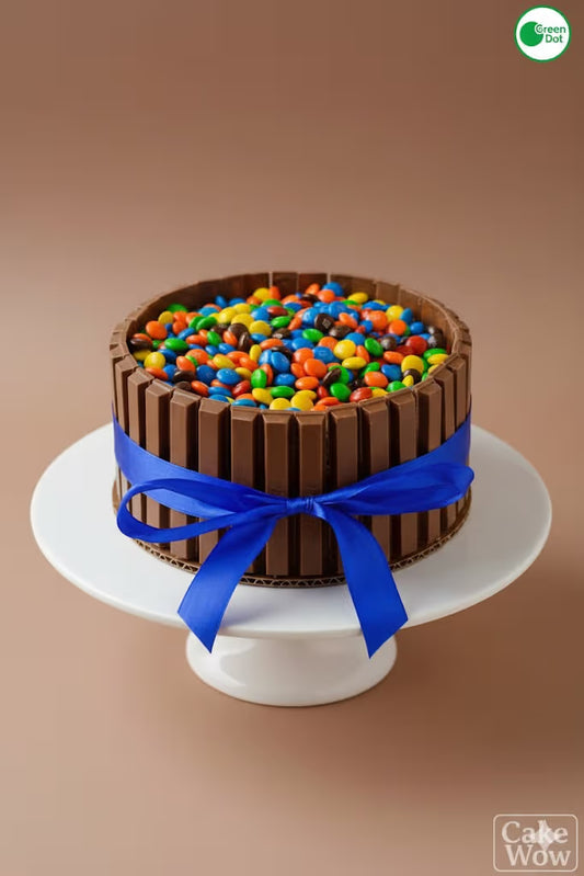 KitKat Gems Surprise Cake