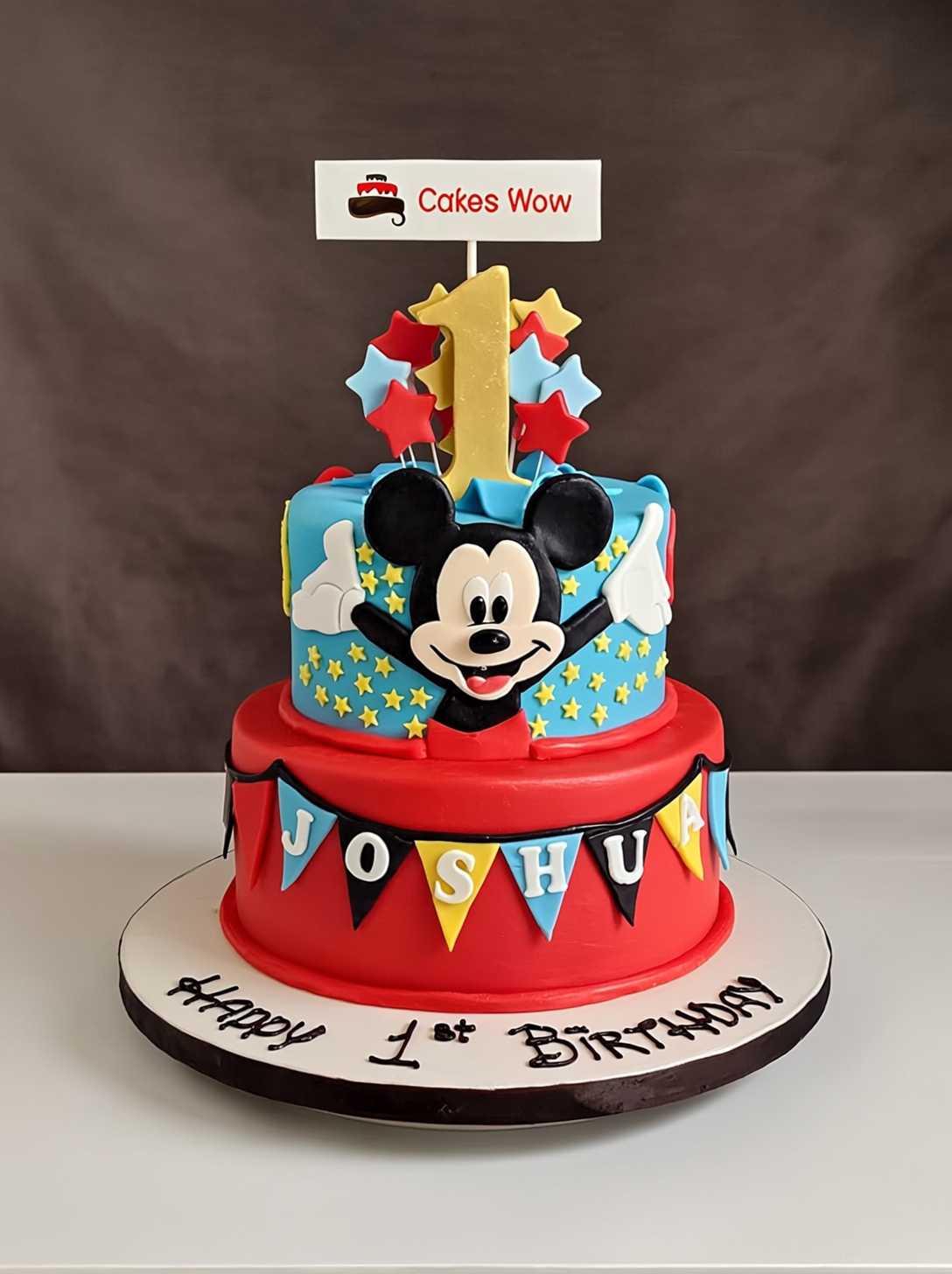 Mickey Mouse Starry Carnival Cake