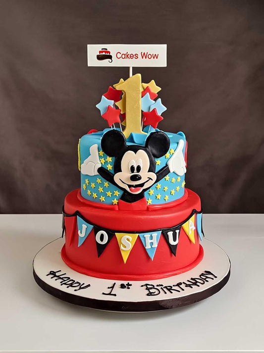 Mickey Mouse Starry Carnival Cake