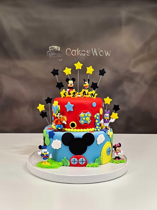Mickey Mouse Clubhouse Multi-Tier Cake