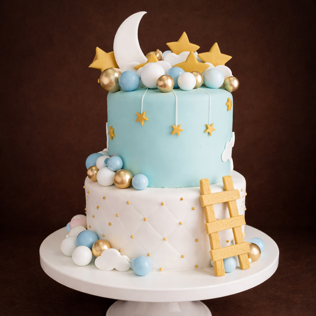 Classic Moon & Stars Cake
