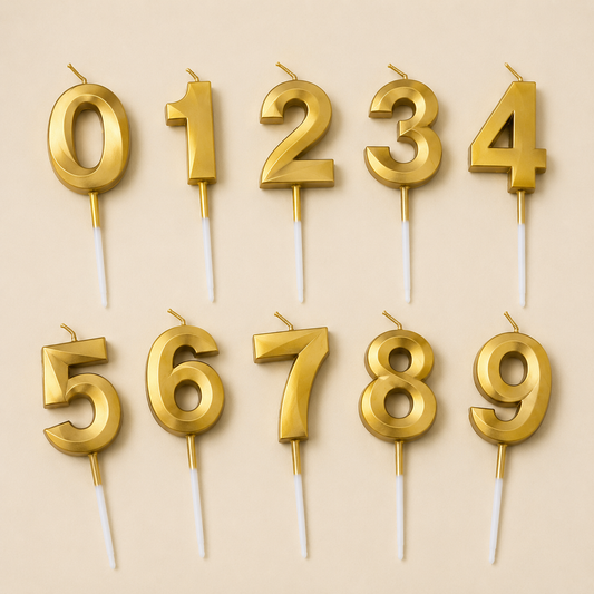 Number Golden Candle ( Mention Number )
