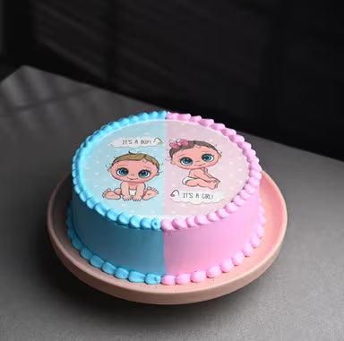 Sweet Surprise Baby Shower Cake