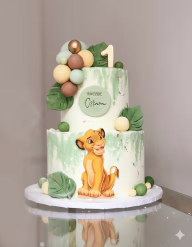Simba Two-Tier Cake