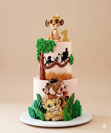 Lion King Storybook Cake