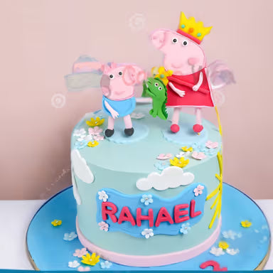 Peppa Pig Birthday Cake