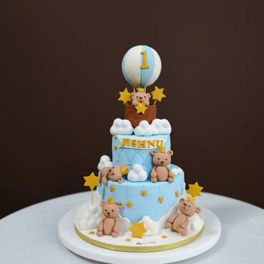 Teddy Sky Adventure Cake