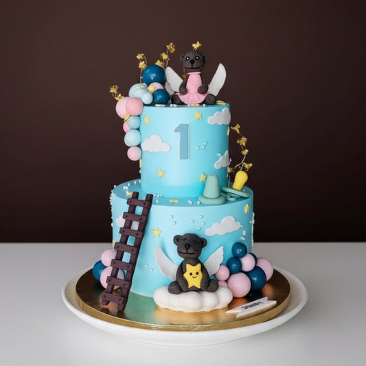 Teddy Dream Sky Cake