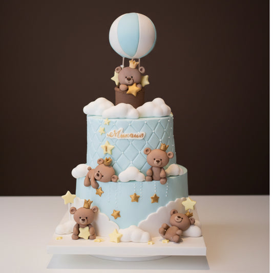 Royal Teddy Sky Cake