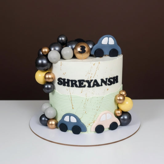 Luxury Car Theme Birthday Cake