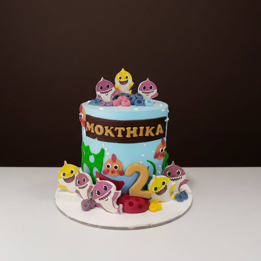 Baby Shark Adventure Cake