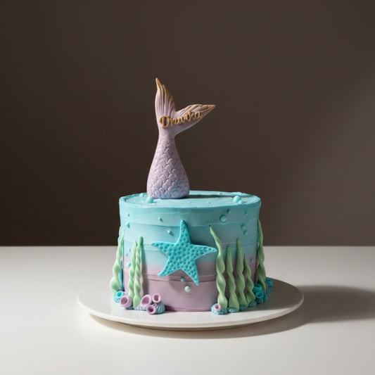 Mermaid Tail Pastel Cake