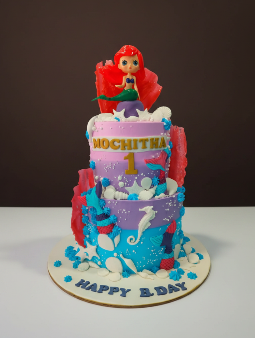 Mermaid Princess Tier Cake