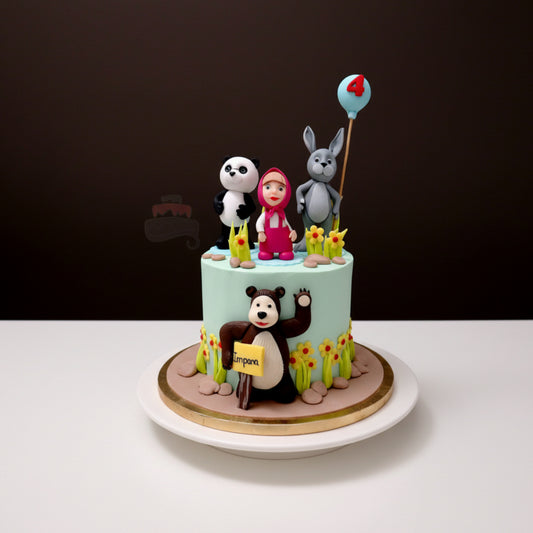Masha and the Bear Cake