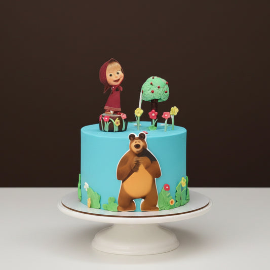 Masha and the Bear Orchard Cake