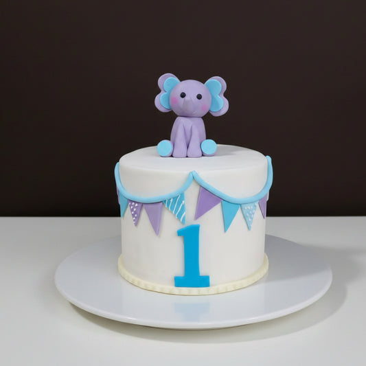 Cute Baby Elephant Cake