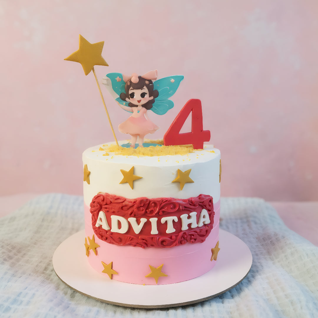 Magical Fairy Princess Birthday Cake