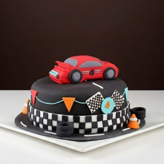 Sporty Racing Car Cake