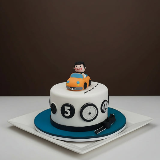 Little Driver Birthday Cake