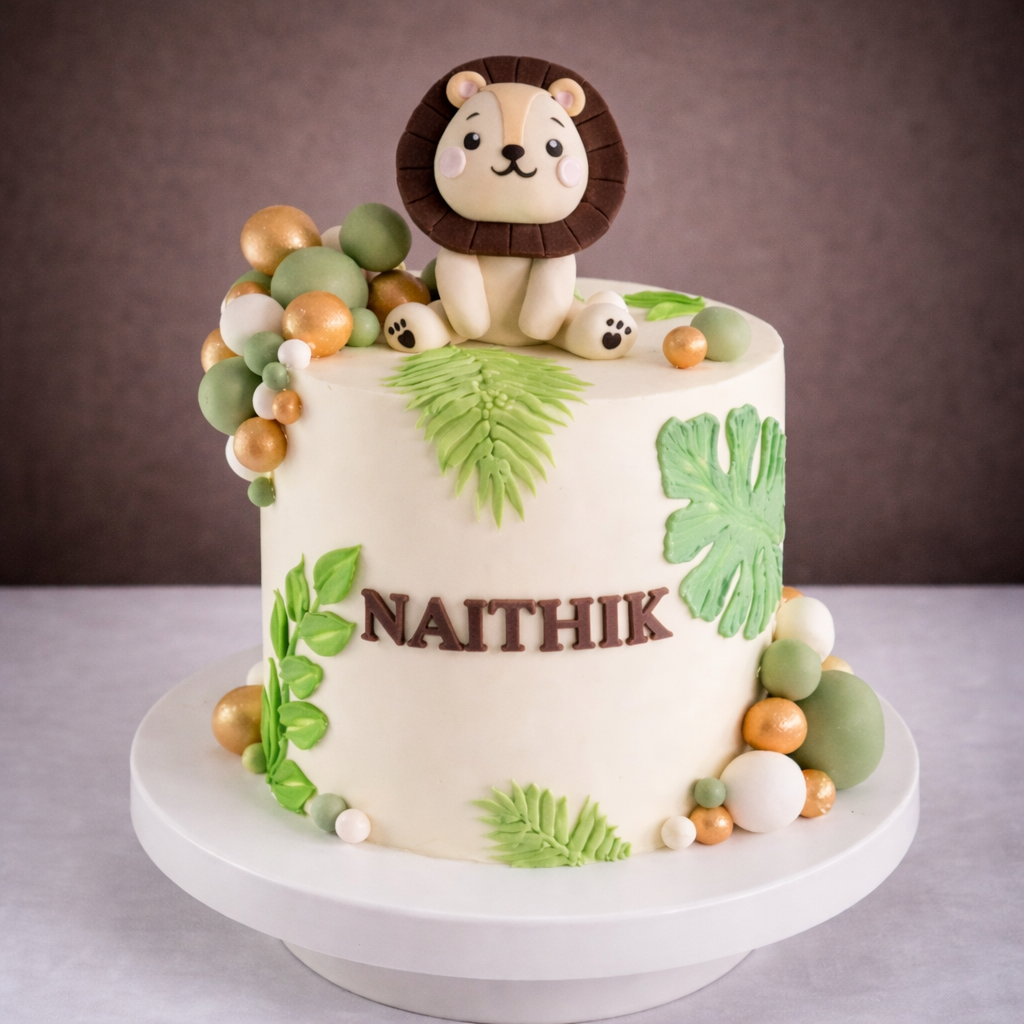 Safari Luxe Lion Simba Cake