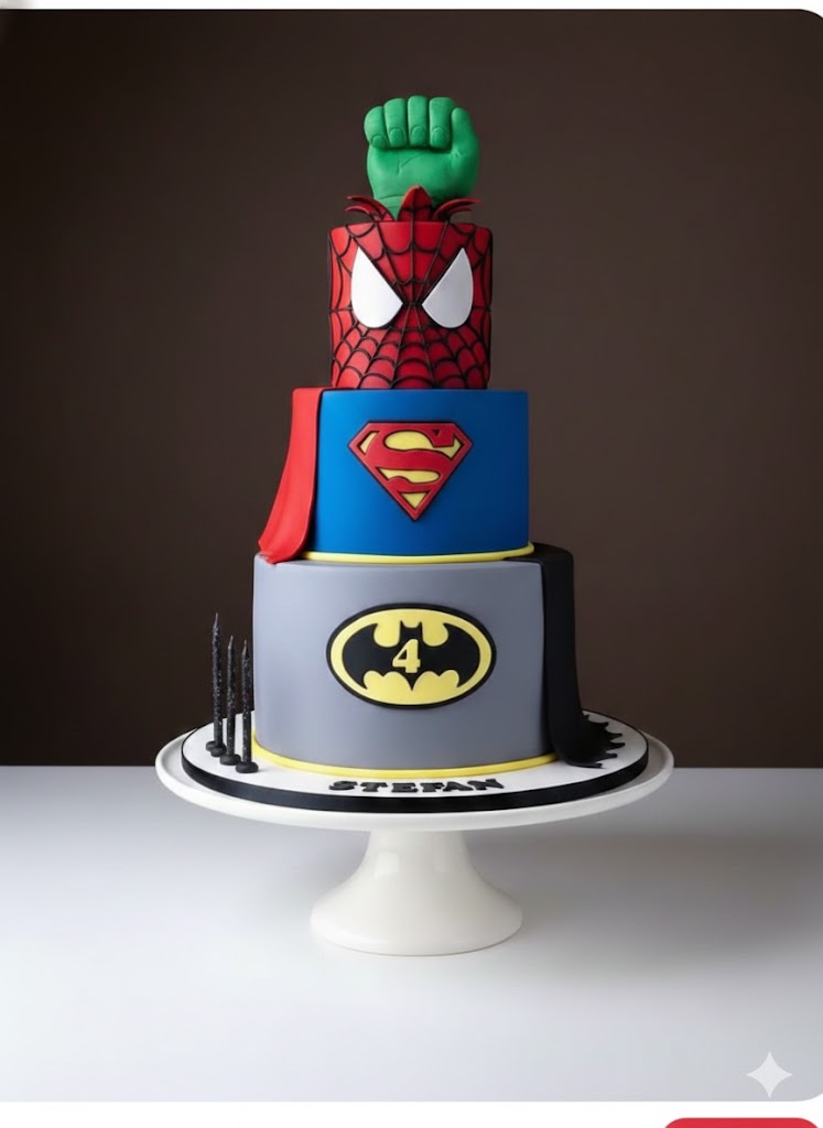 Ultimate Avengers Tier Cake