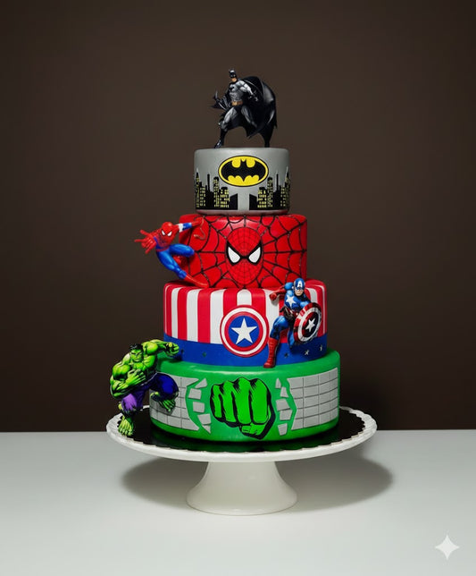 Avengers Superheroes Celebration Cake